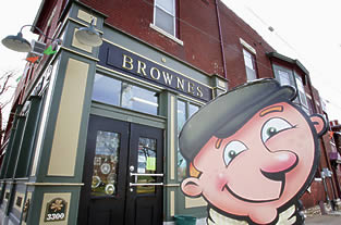 When the park workers need cookies, they go to Browne's market.